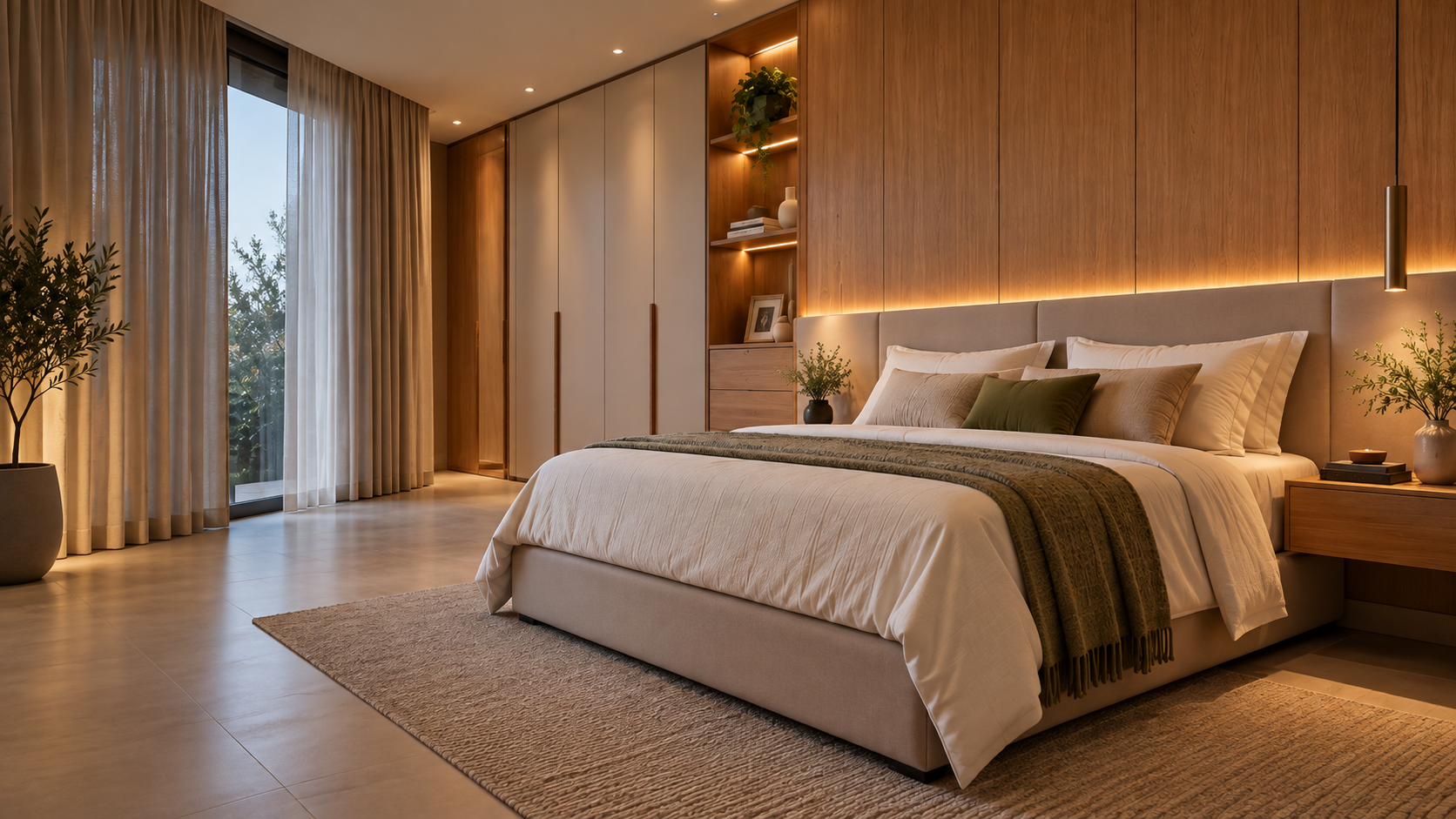 Quarto e guarda-roupa planejado em Itajaí